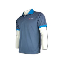 P396polo恤訂製 polo恤度身訂做    寶藍色 P396polo恤訂製 polo恤度身訂做    寶藍色